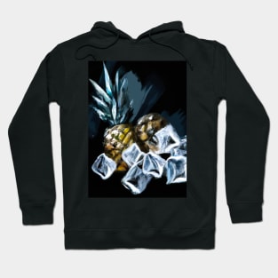 Pineapple and ice cubes Hoodie